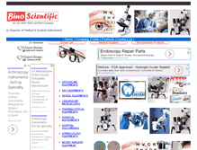 Tablet Screenshot of binoscientific.com